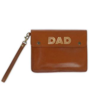 VIDA VIDA Tan Leather Travel Wallet-For Dads - Brown