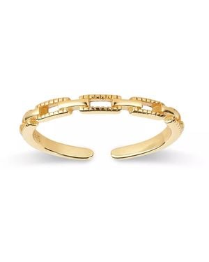 Elk & Bloom Link Chain Stacking Ring - Metallic
