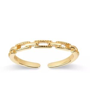 Elk & Bloom Link Chain Stacking Ring - Metallic