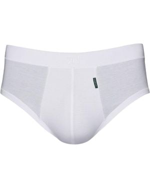 Zd - Zero Defects Mini Briefs Egyptian Cotton - White
