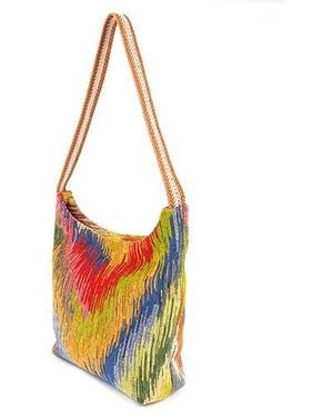 SJW BAGS LONDON Regents Vegan Velvet Bag - Orange