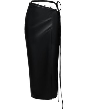 Lika Skirt With Ties - Black