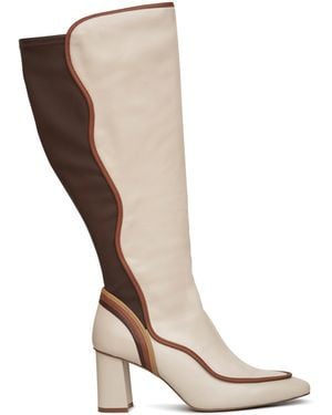 Aji Teddy Tall Boot - White
