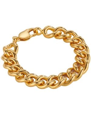 Posh Totty Designs Heavy Plated Curb Chain Bracelet - Metallic