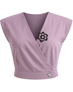 BEIRA Mari Lilac Tailored Top & Waistcoat - Purple