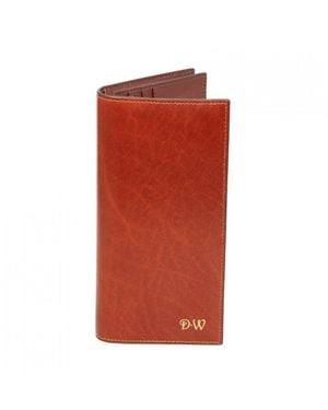 DAVID WEJ Long Bifold Wallet – - Red