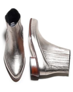Mafalda Cordelia Ankle Boots - Metallic