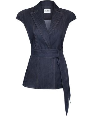 AOIFE Gilet Denimure - Blue