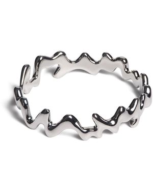 Luna Delphine Drip Bangle - Metallic