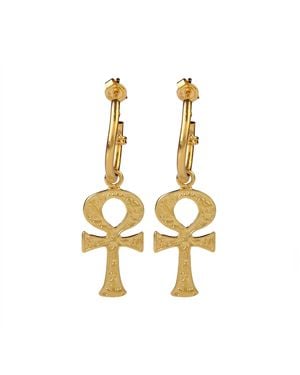 Ece London The Ankh Earrings - Metallic