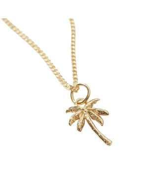 Muru Palm Tree Necklace - Metallic