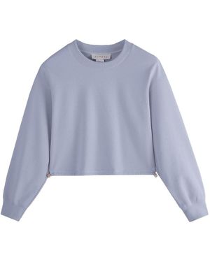 Supesu Cubby Sweater, Cropped - Blue