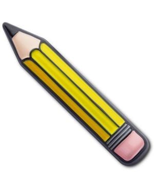 Make Heads Turn Enamel Pin Pencil - Yellow