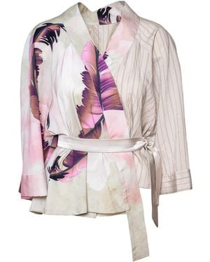 ARTISTA Neutrals Touch Kimono - Pink