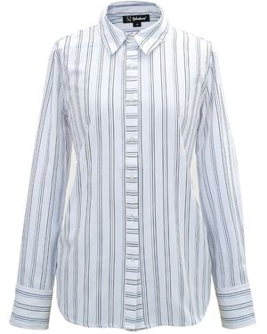 Smart and Joy Classic Strip Shirt - Blue