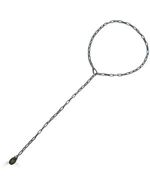 Loni Paul Jewelry Lariat With Labradorite Pendant - Metallic