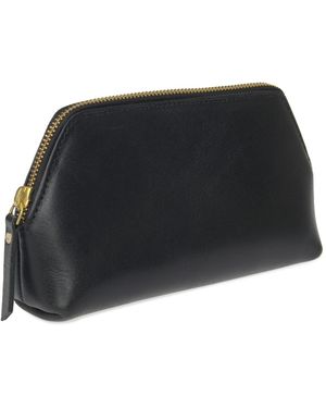 VIDA VIDA Solar Leather Make-Up Bag - Black