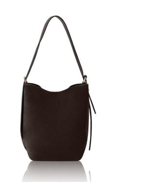 Betsy & Floss Melfi Suede Bucket Tote Bag - Brown