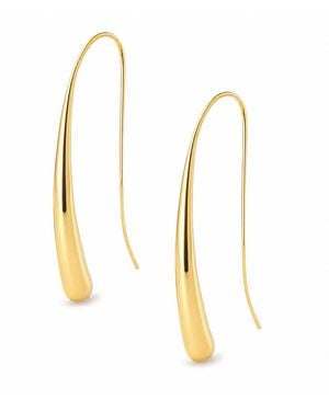 Hye Jane Jewelry Serafina Elongated Threader Earrings - Metallic