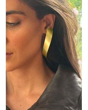 Eunoé Wave Earrings - Metallic