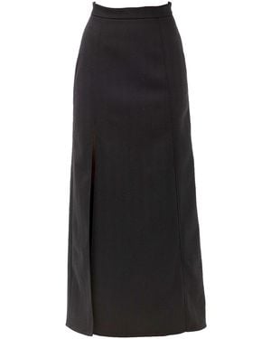 Maison Bogomil Slit Skirt - Black
