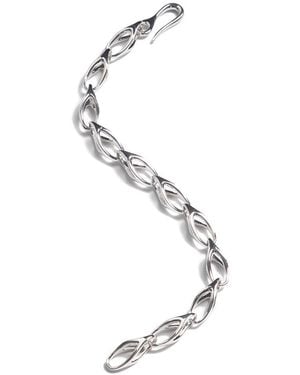 Luna Delphine Wishbone Bracelet - Metallic