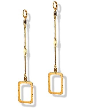 Jaredjamin Lattice Of Gladys Drop Earrings - Metallic