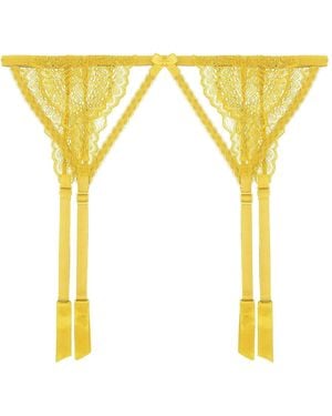 Journelle Natalia Suspender Belt Soleil - Yellow