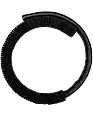WAIWAI Texture Fusion Leather Choker - Black