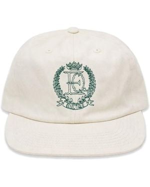 Éclectique Crest Embroidered Dad Hat - White