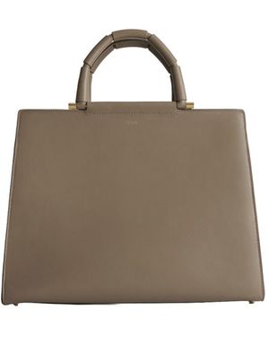 Seyer Segment Duet Tote Bag, Large - Brown
