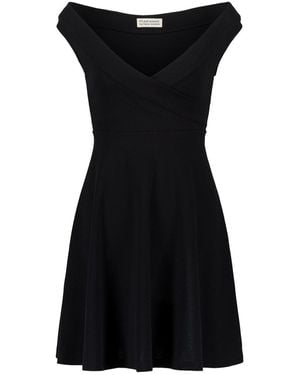 Marianne by Marie Jordane ' Amy Dress With Bardot Neckline - Black