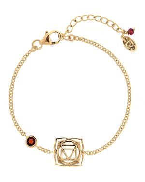 Charlotte's Web Jewellery Root Chakra Vermeil Bracelet - Metallic