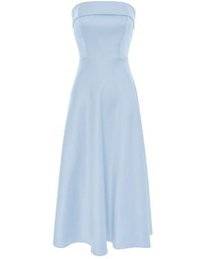 Framboise Siry Elegant Midi Dress - Blue