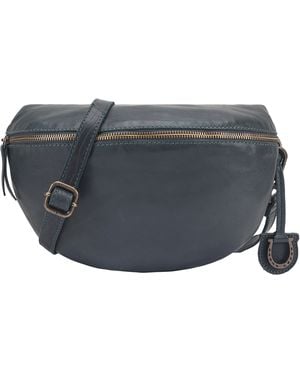 Lloyd Baker Birch Leather Crossbody Bag - Grey