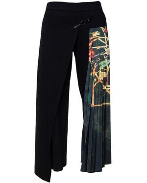 ARTISTA Gift Printed Culottes - Black