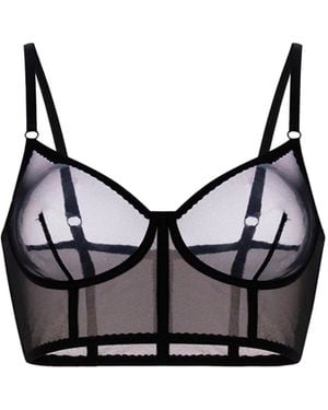 Zhilyova Unnamed Corset Bra - Black