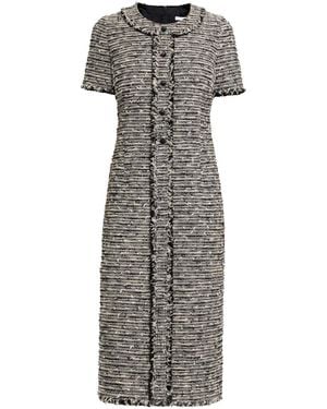 Santorelli Cass Midi Sheath Dress - Gray