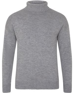 Paul James Knitwear The Modern Submariner - Grey