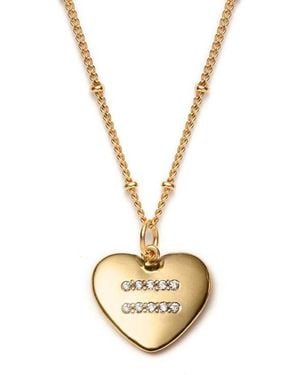 With Love Darling Equality Heart Necklace - Metallic