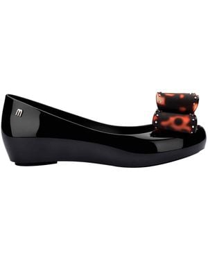Melissa Ultragirl Classic Bow Ballet Flats - Black