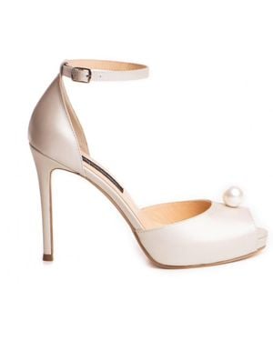 The 5Th Element Neutrals Pearl Ivory Barbie Sandal - White