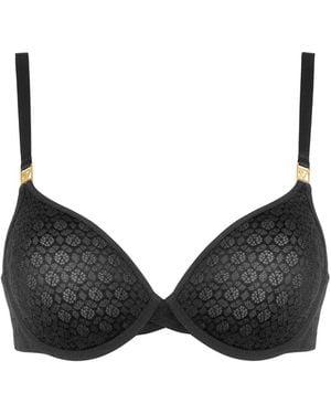 Nudea Honeycomb Semi-Demi Bra - Black