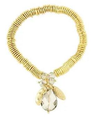 Saachi Pea Pod Bracelet - Metallic