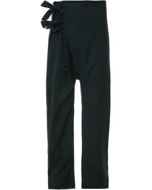 MOE Pine Wool Trousers - Black