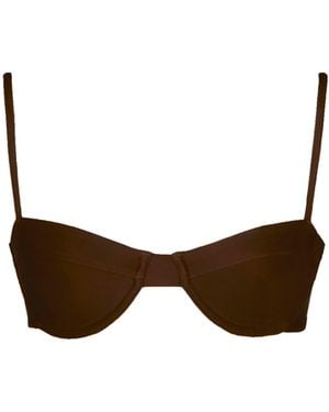 Medina Swimwear Solstice Bikini Top - Brown