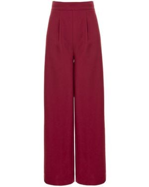 AVENUE No.29 Wide Leg Pants - Red