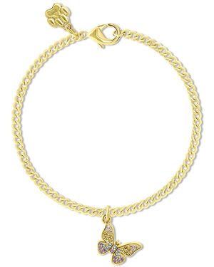 Cloud Haven Butterfly Pendant Bracelet - Metallic