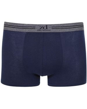 Zd - Zero Defects Atenas Trunk Boxer Egyptian Cotton - Blue