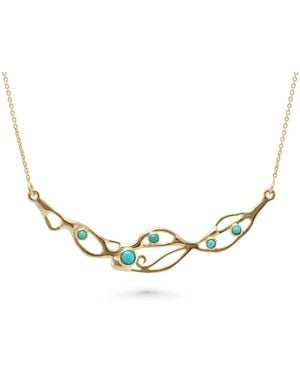 Isla Silver Handmade Vermeil American Necklace - Metallic